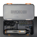 Worx 4V Mini Electrical Screwdriver Set WX240 Smart Cordless Electric Screwdrivers USB Rechargeable Handle with 26 Bit Set Drill - V.I.P Digital Presence