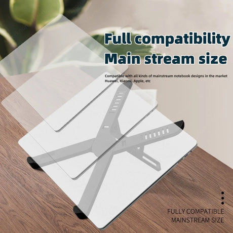 Laptop stand, creative office folding tablet stand, lifting and cooling height increasing stand - V.I.P Digital Presence