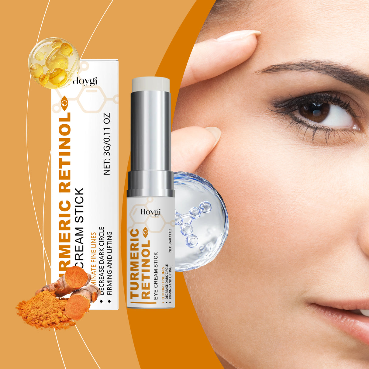 Retinol Eye Cream Stick Moisturizes, Hydrates, Hydrates And Reduces Fine Lines Around Eye Skin Care Eye Cream Stick
