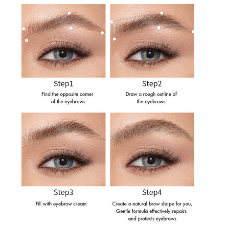 ESpoce New Multi-Functional Double-Headed Eyebrow Cream With Brush Head Wild Raw Eyebrow Stereotyped Three Dimensional Stereotyped Lasting Eyebrow Pencil - V.I.P Digital Presence