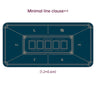 Dezhou playing card pad tablecloth table cushion square round chip rubber cushion playing card table top cushion