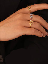 Bow ring stainless steel ins style jewelry - V.I.P Digital Presence