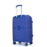 Expandable Hardshell Suitcase Double Spinner Wheels PP Luggage Sets Lightweight Durable ,3-Piece Set (20/24/28) ,Navy