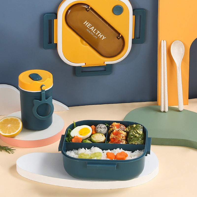 Japanese style simple sealed square single layer compartment lunch box - V.I.P Digital Presence