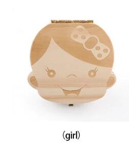 Wooden baby milk teeth box - V.I.P Digital Presence