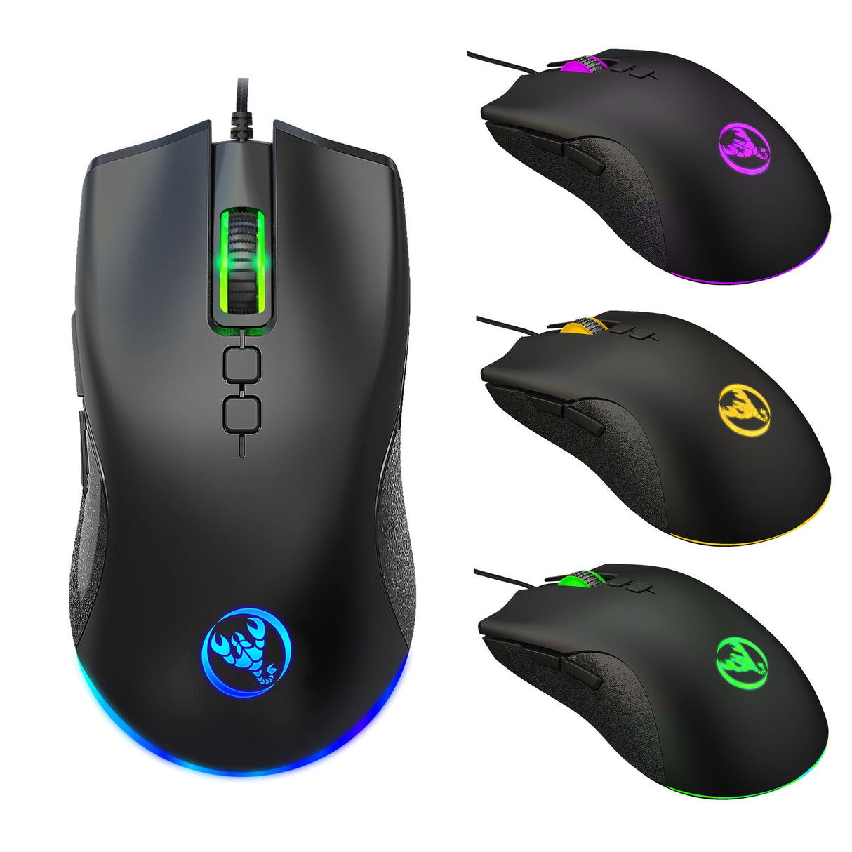 Esports Colorful Luminous Wired Mouse USB Laptop CF LOL Gaming Mouse - V.I.P Digital Presence