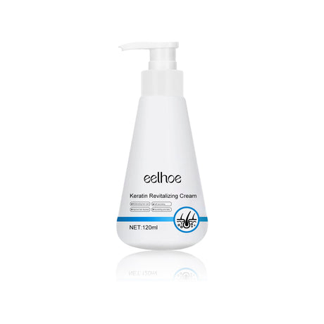 Keratin Revitalizing Cream, Long Lasting Fragrance Soft Light Smoothing Frizz Repair Split End Conditioner - V.I.P Digital Presence