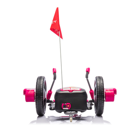 12V Kids Ride On Electric Toy,2WD,16'' exaggerated wheel,Dual handle control for 360 degree flexible steering and rotation - V.I.P Digital Presence