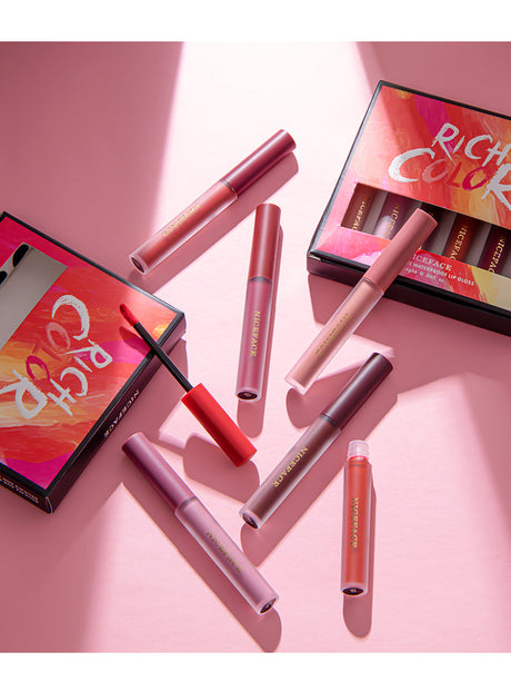 Niceface New Quality Lip Glaze Velvet Matte Lip Glaze Set Matte Non-Stick Cup Waterproof Makeup - V.I.P Digital Presence