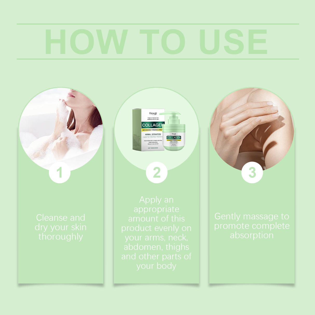 Collagen Body Cream Gently Moisturizes And Firmers Skin, Brightening And Repairing Dry Body Moisturizer