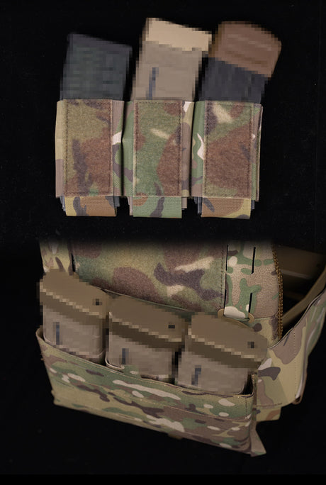 WoSporT can accommodate three 5.56 (or two 7.62) inner pockets with built-in function cover camouflage front panel - V.I.P Digital Presence
