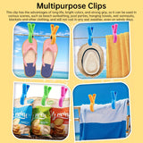 Pinzas para toallas de playa de 4/8 piezas: para sillas de playa, piscinas y cruceros. Resistentes y duraderas, también funcionan como pinzas para la ropa.