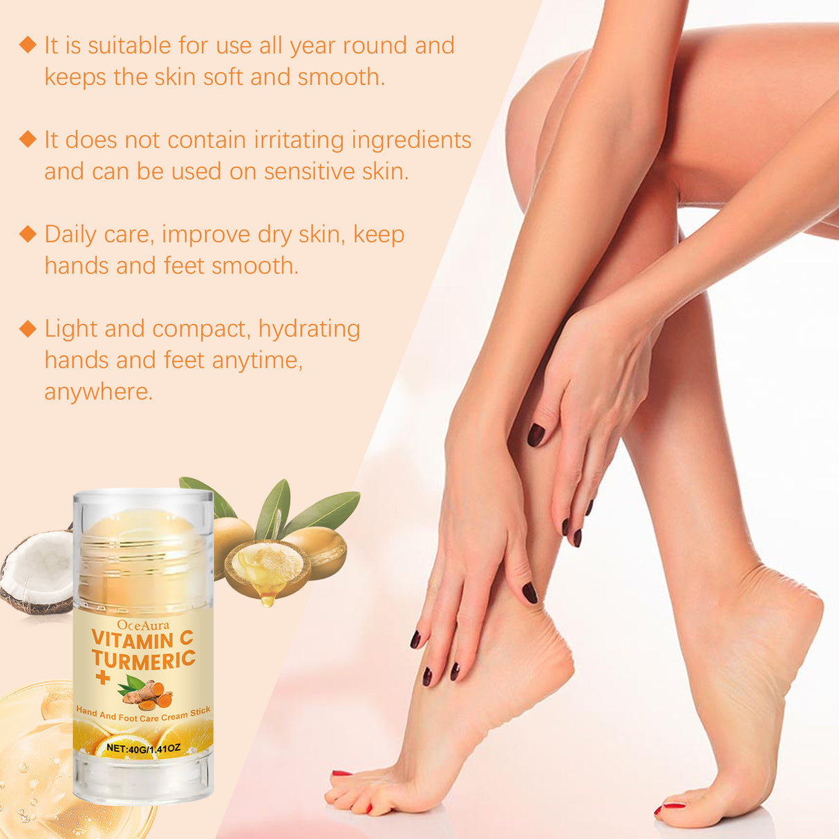 Hand And Foot Moisturizing Treatment Stick Hydrating Moisturizing Hand And Foot Care Smooth Skin Care Cream