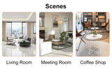 The black coffee table has patterns Modern rectangular table suitable for living rooms and apartments  43.3"*21.6"*17.2"