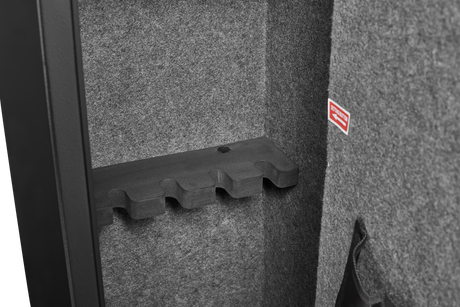 5 gun safes with 3 pistol pockets, quick access biometric adjustable heavy-duty gun rack mounted gun safes - V.I.P Digital Presence