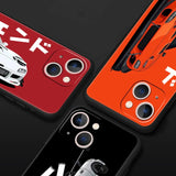 Luxury Phone Case For iPhone 11 12 13 15 14 Pro Max X XR XS 7 8 Plus SE 2020 Black Soft Cover Funda JDM Tokyo Drift Sports Car - V.I.P Digital Presence