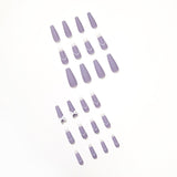 Rattan Purple French Bow Wear Manicure Finished Fake Nail Manicure Patch Nail Patch Removable Nail - V.I.P Digital Presence