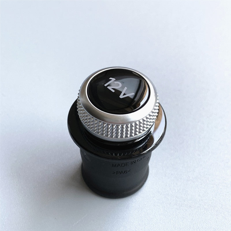 Cigarette Lighter Cover Chrome Plated Cigarette Lighter Plug For Audi A3 A4 A5 Q2 Q7 R8 8W0 919 311 12V - V.I.P Digital Presence