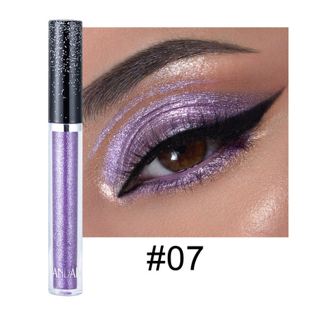 HANDAIYAN 12 Color Single Diamond Liquid Eye Shadow Psychedelic Pearly Shiny Eye Shadow Lying Silkworm Tear Makeup Eye Shadow Liquid - V.I.P Digital Presence