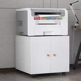 Office furniture Copier Cabinet white mobile pedestal file Printer Stand - V.I.P Digital Presence