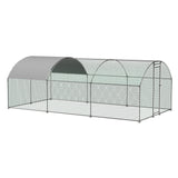 Large dome shaped walk-in fence cage metal chicken coop with waterproof and UV resistant cover, pipe diameter 1 inch - V.I.P Digital Presence