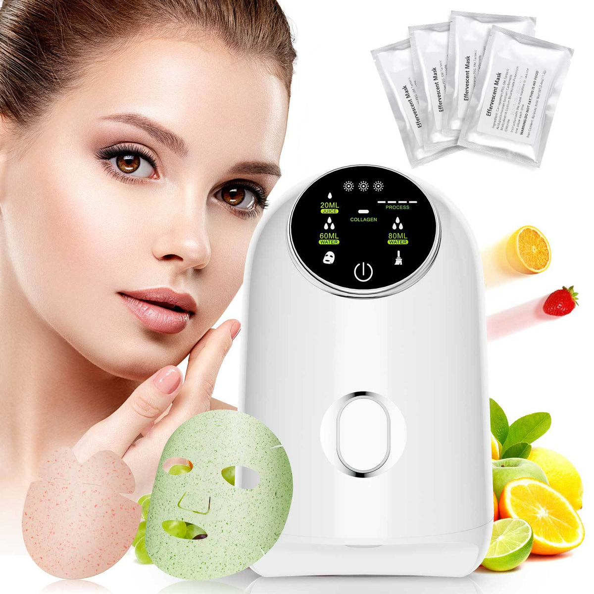 Smart LCD Touch Screen Fruit And Vegetable Mask Machine DIY Homemade Home Moisturizing Mask Machine Beauty Instrument - V.I.P Digital Presence