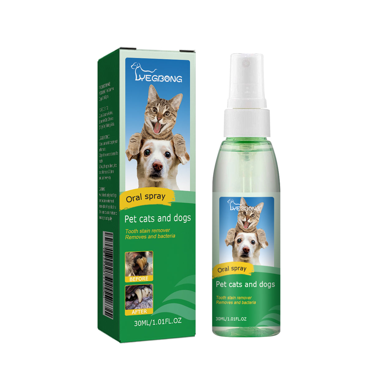 Pet Tooth Deodorizer Spray, Cats And Dogs Universal Mouth Cleaning Breath Freshening Spray - V.I.P Digital Presence