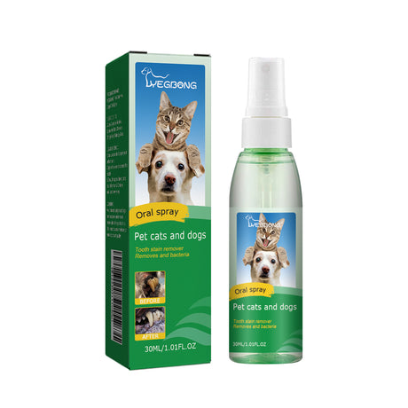 Pet Tooth Deodorizer Spray, Cats And Dogs Universal Mouth Cleaning Breath Freshening Spray - V.I.P Digital Presence