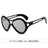 New European and American Sunglasses for Women UV400 Fashion Double Beam Round Frame Personalized PC Hollow Sunscreen Sunglasses - V.I.P Digital Presence