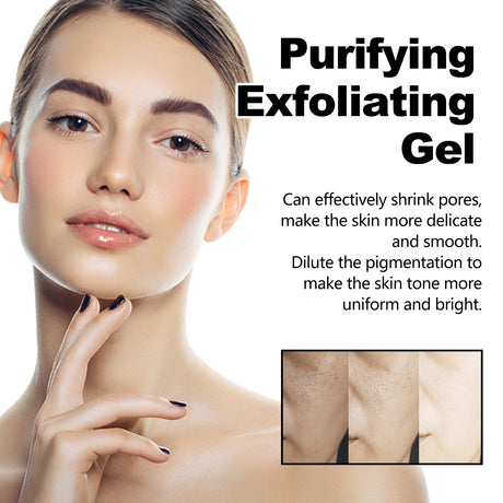 Purifying Exfoliating Gel, Chun White Tender Skin Clean Bright Skin Cutin Tighten Pores - V.I.P Digital Presence