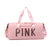 New fitness bag, shoe compartment, dry wet separation bag, sports travel bag, shiny pink letter single shoulder crossbody bag - V.I.P Digital Presence