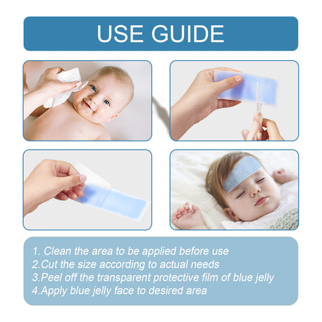 Cool Down Patch Cool Up Hydrogel Cartoon Ice Patch Quick Cool Down Compress - V.I.P Digital Presence
