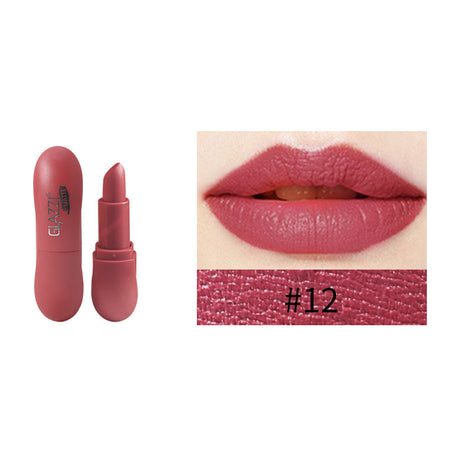 12 Color Rhombic Matte Lipstick Yeast Color Does Not Stick To The Cup And Does Not Fade - V.I.P Digital Presence