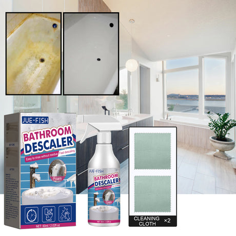 Bathroom Cleaner, Shower Room Glass Scale Cleaner Stainless Steel Wash Basin Bathtub Decontamination - V.I.P Digital Presence