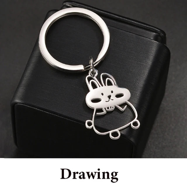 DIY Cutsom Drawing Art Necklaces Personalized Stainless Steel Kids Artwork Logol Pendant Jewelry Gifts for Family Children - V.I.P Digital Presence
