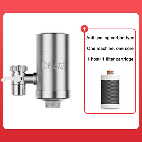Faucet water purifier household 304 stainless steel new detachable washable tap water filter live streaming source water purifie - V.I.P Digital Presence