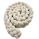Woven baby bed surround anti-collision strip four strand Fried Dough Twists braid wrapped around the bed surround ins baby child - V.I.P Digital Presence