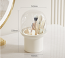 Fashionable and creative desktop dustproof compartment makeup brush storage tube - V.I.P Digital Presence