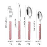 French Rivet ABS Handle Hotel Western Tableware Steak Knife Butter Knife Set - V.I.P Digital Presence
