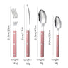 French Rivet ABS Handle Hotel Western Tableware Steak Knife Butter Knife Set - V.I.P Digital Presence