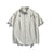Letter embroidery loose casual short sleeved shirt for men - V.I.P Digital Presence