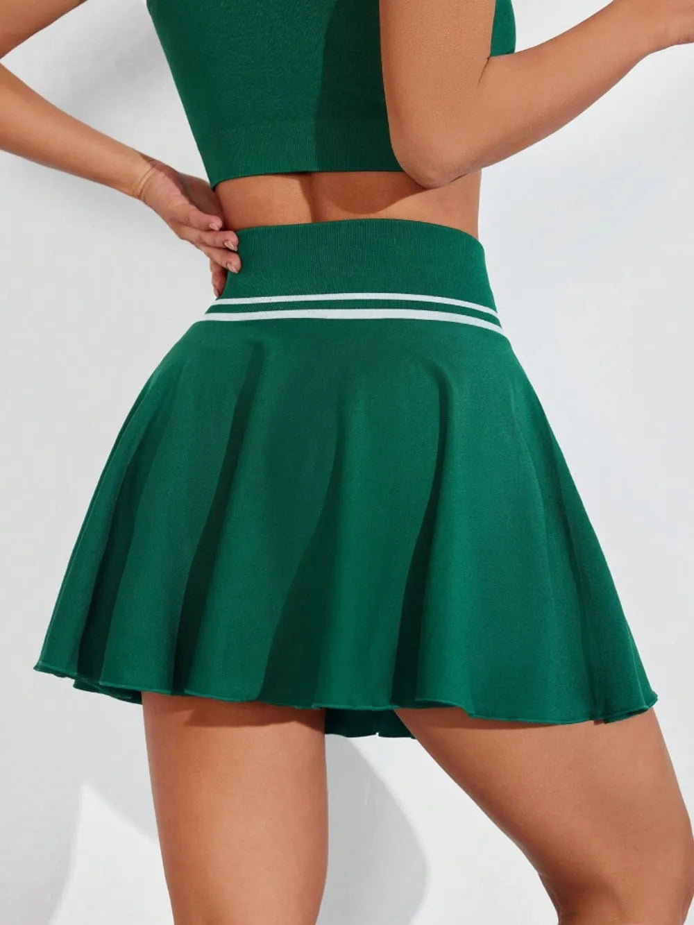 Ruched High Waist Mini Active Skirt - V.I.P Digital Presence