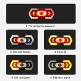 Bike Rear Lamp Smart Wireless Remote Turn Signal Lights Bicycle LED Taillight Easily Installation Bicycle Cycling Accessories - V.I.P Digital Presence