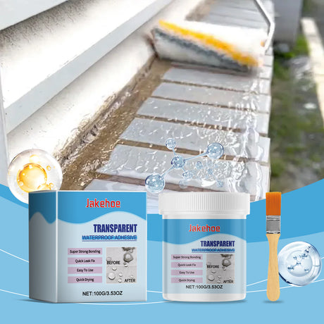 Waterproof Adhesive Transparent Paint Glue For Invisible Sealing Of Exterior Roofs Of Home Waterproof Construction Site - V.I.P Digital Presence