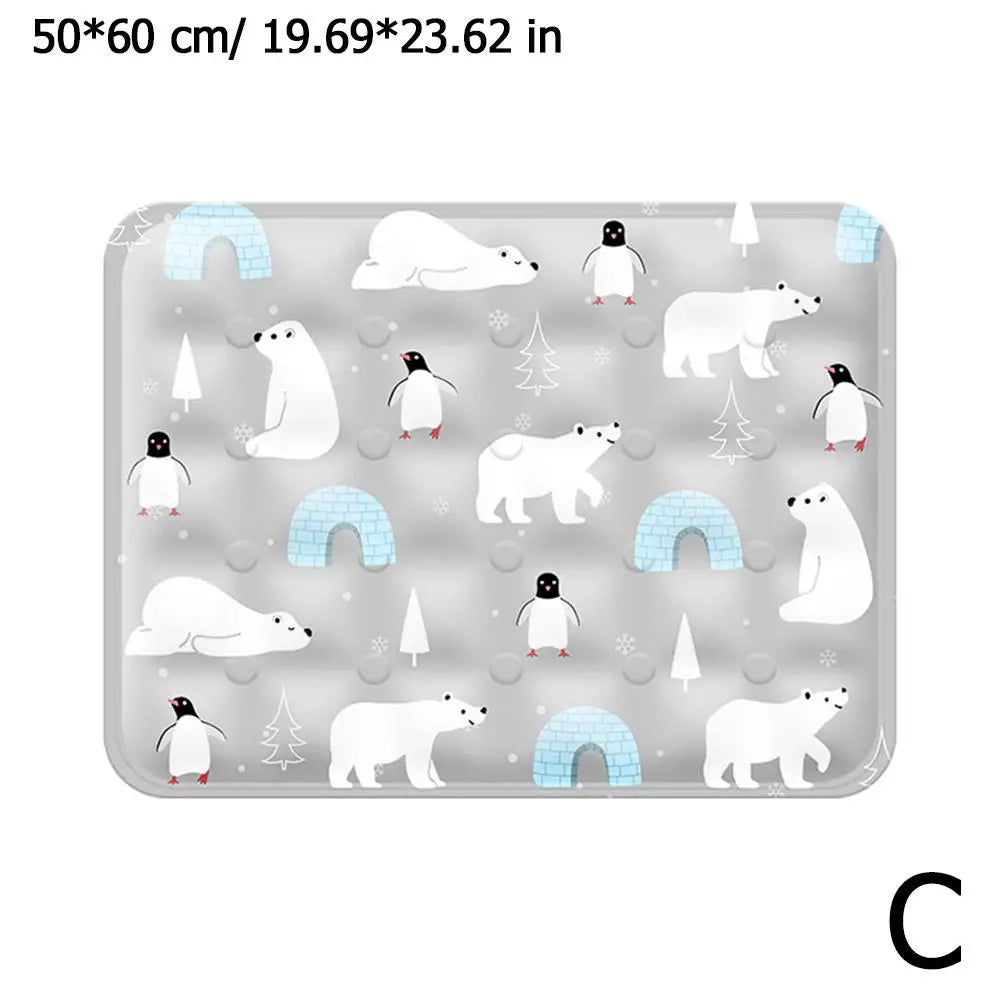 Summer Pet Cooling Pad Ice Crystal Gel Cool Down Cat To Dog Pet Grasp Bed Resistance Collapsible Rectangle Pad Accessories - V.I.P Digital Presence