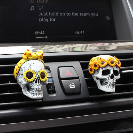 Ghost Head Set Aromatherapy Resin Plugin Car Aromatherapy Decoration - V.I.P Digital Presence