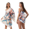 Two-in-One Foldable Beach Towel Printed Bath Towel All-In-One Beach Towel with Storage Bag - V.I.P Digital Presence