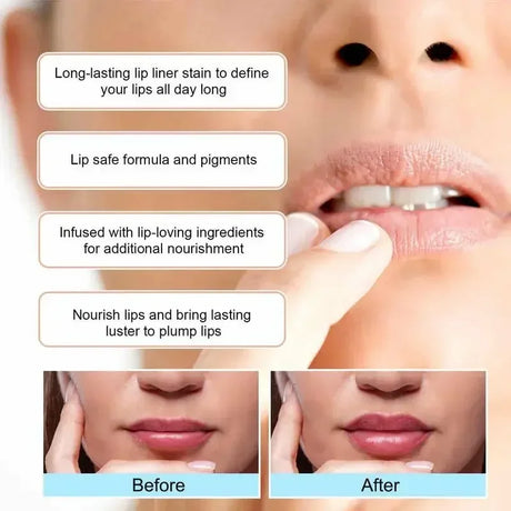 Peel Off Lip Liner Waterproof Long Lasting Liquid Lip Stick Non- Stick Liner Moisturizing Tear Off Lipliner Stain Care - V.I.P Digital Presence