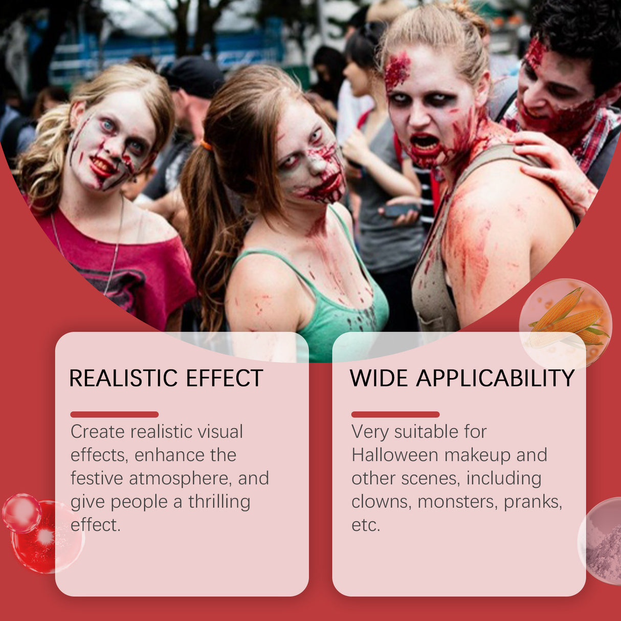 Halloween Fake Blood Cream Can Wash Fake Blood Vampire Zombie Blood Halloween Prank Props - V.I.P Digital Presence