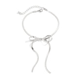 Simple and cool butterfly bow long ankle chain Anklet fashion versatile chain - V.I.P Digital Presence